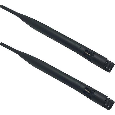 Faltbare 2,4-GHz-5-dBi-SMA-Hochleistungs-WLAN-Antenne 2400–2500 MHz mit IPEX-Verlängerungskabel (2er-Pack) (1/5)