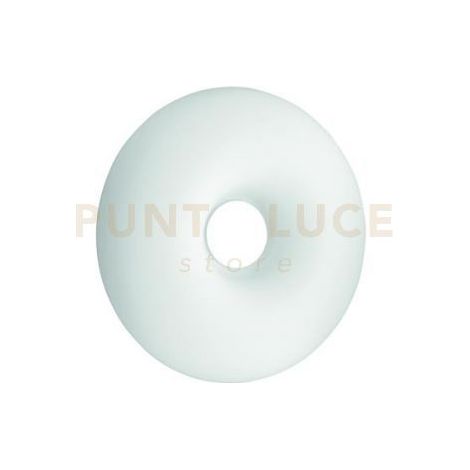 PLAFONIERA DODI D.53CM 4 LUCI ATTACCO E27 COLORE BIANCO CON DECORAZIONE BIANCO-TORTORA-NERO