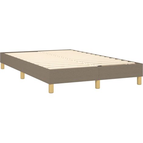 Rete a doghe su gambe giroletto 120x200 cm tessuto tortora TDL0206941
