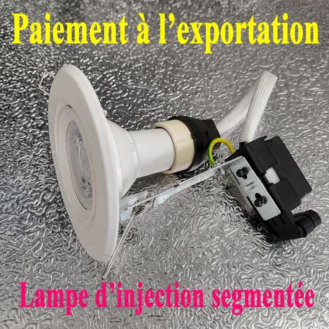Spot encastrable LED GU10 220V Ø 88 mm avec ampoule LED lumière blanche et étrier réf 7820 250 g – Livraison gratuite (1/5)