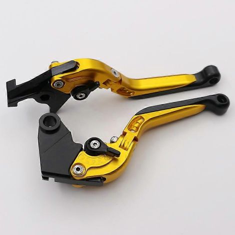 Modifications pour moto Kawasaki Z750 : embrayage de frein réglable en alliage d'aluminium, levier de klaxon au guidon (doré). (1/5)
