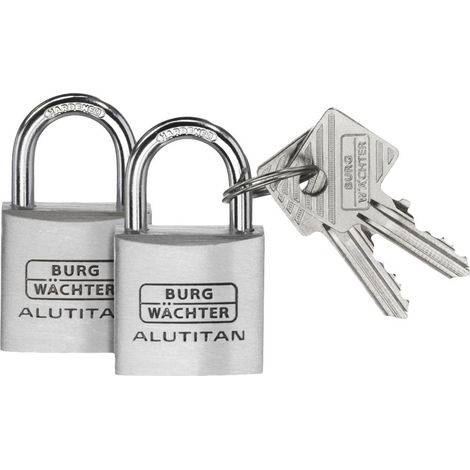 Burg Wächter 36151 Lucchetto 30.00 mm Stesse chiavi Alluminio Serratura a chiave