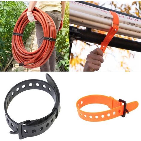 2 sangles d'arrimage en caoutchouc, sangles d'arrimage noires multifonctionnelles à dégagement rapide, adaptées aux bagages, au chargement, aux boucles, aux sangles d'arrimage avec boucle pour le camp (1/2)