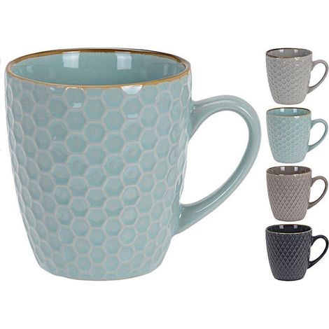 Set De 4 Tasses À Café 300ml Couleurs Assorties. (1/3)