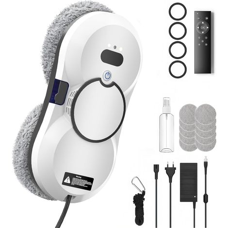 Robot Laveur de Vitre 5600Pa, Lave Vitre Automatique avec Navigation IA (1/5)