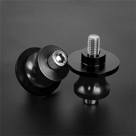 Motorradständer Motorrad 8MM Schwingen Spulen Seitenständer Schrauben Gleitstücke Für Rebel, 250, 300, 500, 1100 2017–2019(Nero) (1/4)