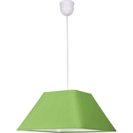 Lampada a sospensione Candellux Robin verde/bianca Ø35 cm (1/2)