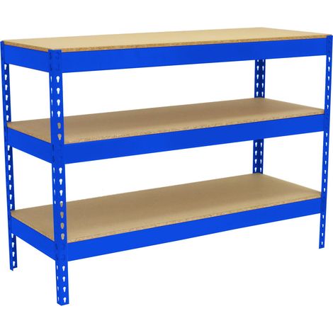 Simonrack Werkbank Metall blau 877 x 1510 mm