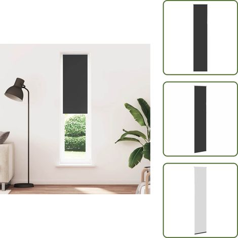 Verdunkelungsrollo Schwarz 50x230 cm Stoffbreite 45,7 cm - Verdunkelungsrollo - Verdunkelungsrollos - Rollo - Verdunklungsrollo (1/5)