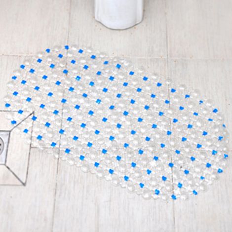 Tapis De Bain Anti-Dérapant - Avec Ventouses - Pour Baignoire Lisse - 35 X 63 Cm - 1 Pièce (1/5)