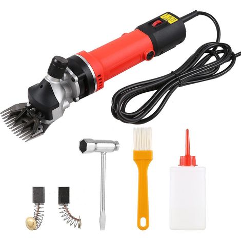Cisailles électriques pour moutons de 680 W et cisailles professionnelles à 6 vitesses, adaptées à la tonte (1/4)