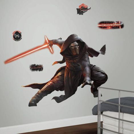 STAR WARS EP VII KYLO REN - Stickers repositionnables géants Kylo Ren, Star Wars Episode VII 156x104 (1/3)