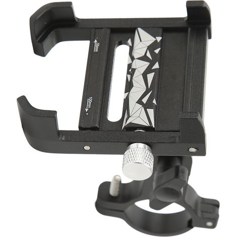 Support de téléphone portable pour vélo avec rotation à 360°, fixation sur guidon, pour smartphone (noir) (1/5)