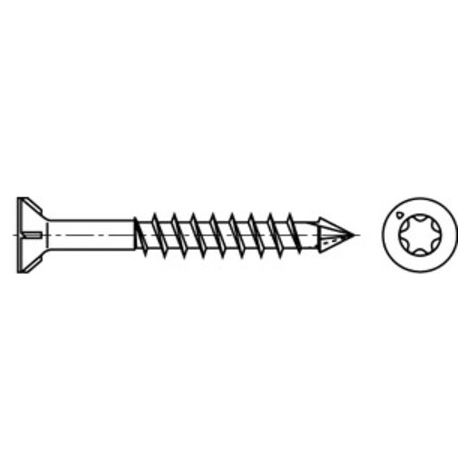 Spax-M 4x45 Senkkopf T-Star Plus T20 Teilgewinde Cut Wirox 200St