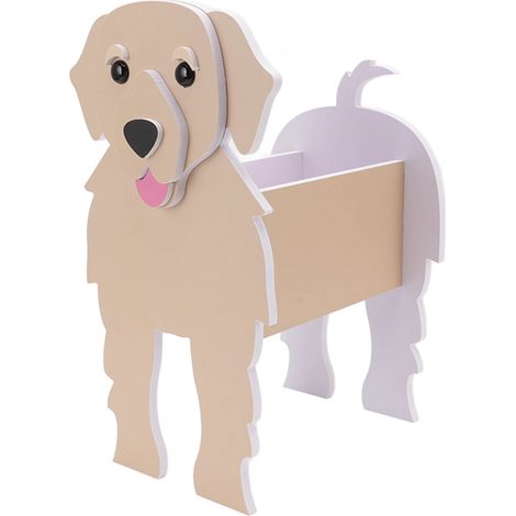 Pot de Fleurs en Forme de Chien Mignon pour Décoration de Jardin Intérieur et Extérieur (1/5)
