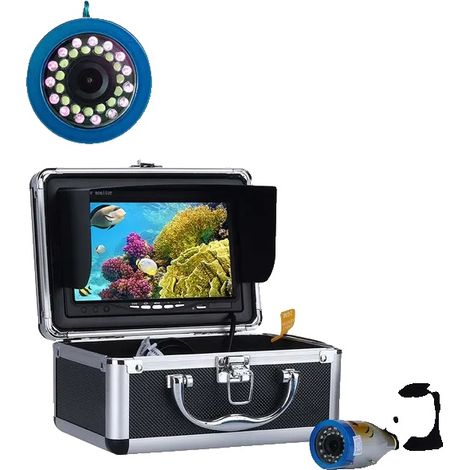 Sonar, cámara de alta definición, brillo LED ajustable, alcance de 30 m, sin DVR. (1/2)