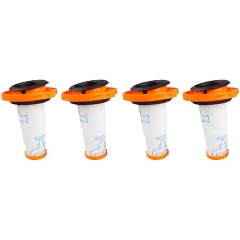 ZR009010 Lot de 4 filtres HEPA compatibles avec aspirateur Rowenta X-Force for Flex 9.60 pour Allergy RH2038WO RH2037WO RH2039WO, lavables et réutilisables