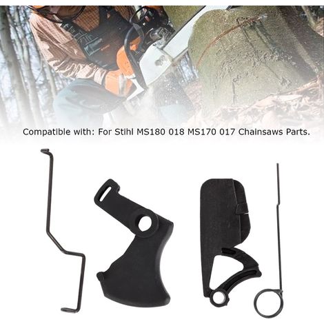 Hydraulisch betätigter Gashebel mit Federmechanismus für Stihl MS180 018 und MS170 017 Kettensägen (1/5)