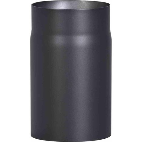 Ofenrohr 150 mm, Ø 150 mm,sw Wandstärke 2 mm, schwarz