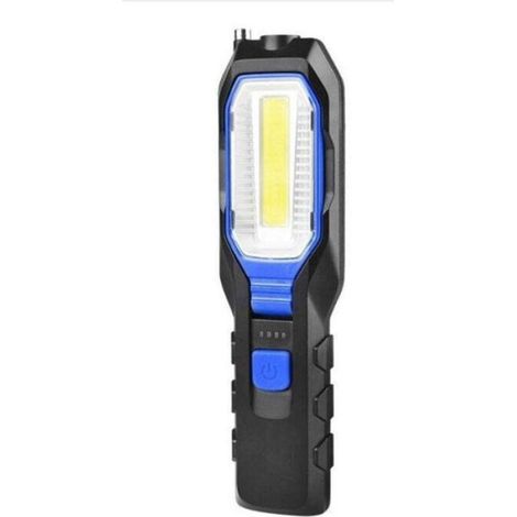 Baladeuse LED Rechargeable, Lampe de Travail Portable LED Lampe Aimantée 1800mAh Batterie, Crochet e (1/3)