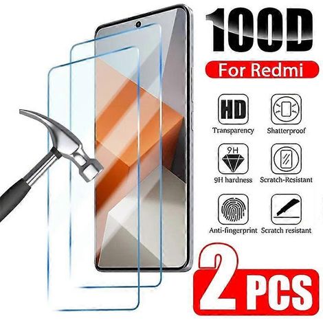 Lot de 2 protections d'écran en verre trempé pour Redmi Note 8 (1/5)