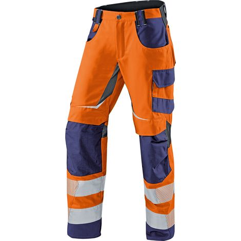 Kübler Sommerhose REFLECTIQ PSA 2 warnorange/dunkelblau Gr. 28 (1/2)