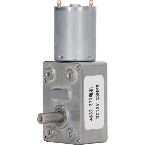 Moteur à réducteur autobloquant résistant à l'usure, engrenage à vis sans fin 4632-370 pour imprimante, DC12V 23 tr/min (1/5)