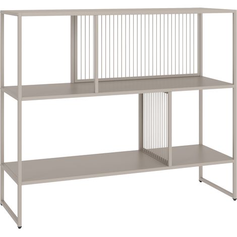 Taupefarbenes Metallregal EMILIA