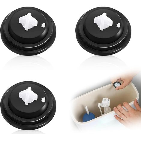 Lot de 3 Membranes Robinet Flotteur Siamp Alimentation Basse, Diaphragme Valve WC Compatible avec Robinet à Boisseau Sphérique, Joint Étanche Caoutchouc Plastique (1/3)