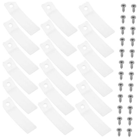 BUNTHAUS 50 Ensembles Non Slip Furniture Drawer Stops With Screws Transparent Plastic Drawer Stoppers For Dresser Tracks Repair And Stable Storage (1/5)