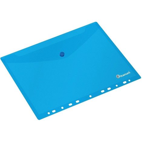 Blaue PP A4 Briefumschlagmappe mit Europerforation