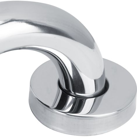 Barre d'appui de baignoire antidérapante en acier inoxydable 201 épais pour salle de bain, adaptée aux personnes âgées et aux femmes enceintes (acier inoxydable 201, 50 cm, finition brillante). (1/5)