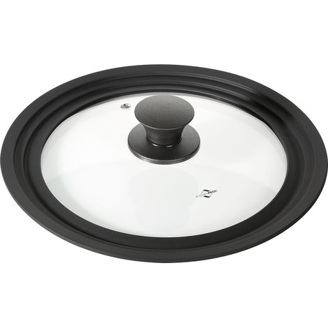 Coperchio universale Kuchenprofi, vetro borosilicato/silicone, diametro 28 cm (1/3)
