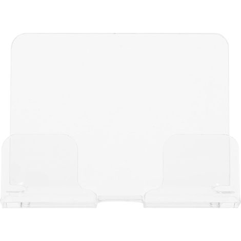 Support Mural Adhésif pour Téléphone Portable en Acrylique, Facile à Installer sans Vis, pour Bureau et Salon, Compatible Petits Tablettes et Téléphones (1/5)