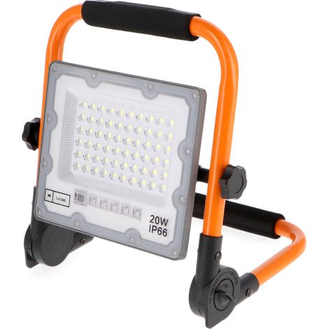 IluminaShop - Foco Proyector LED Portatil con Bateria Laptop Plus 20W IP66 (1/2)