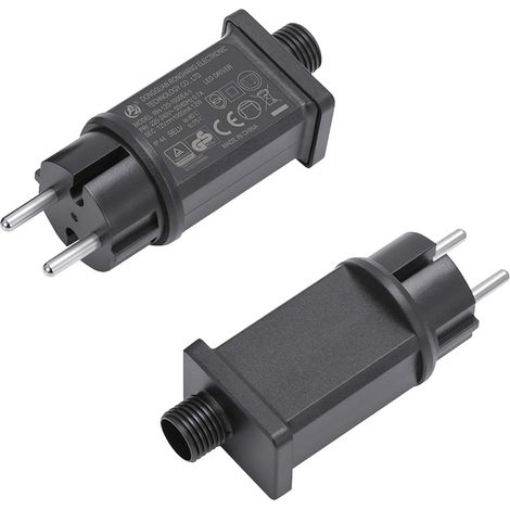 Étanche IP44 Transformateur LED,Pilotes Adaptateur d'alimentation,Adaptateur LED Basse Tension,IP44 Alimentation pour Éclairage de Noël avec Prise (1/5)
