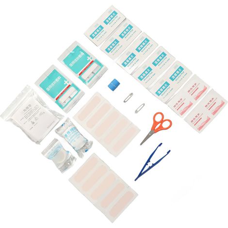Trousse de premiers secours multifonctionnelle, sûre, imperméable et résistante à l'usure, idéale pour les voyages en plein air. (1/5)