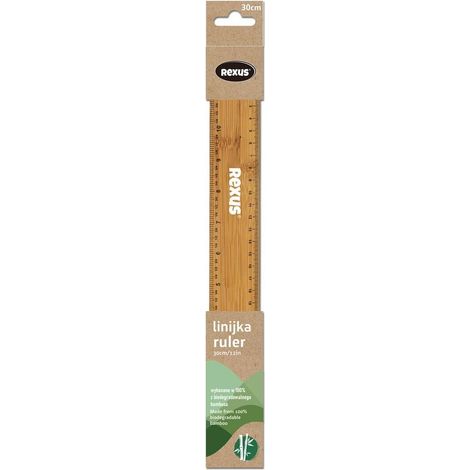 Règle en bois 30 cm