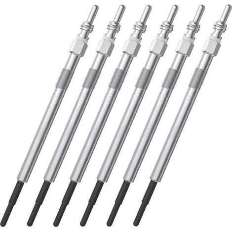 Lot de 6 Bougies de Préchauffage pour Grand Cherokee EXF EXN RAM 1500 EcoDiesel 3.0 L630 A630, 68211173AA, 68460484AB (1/2)