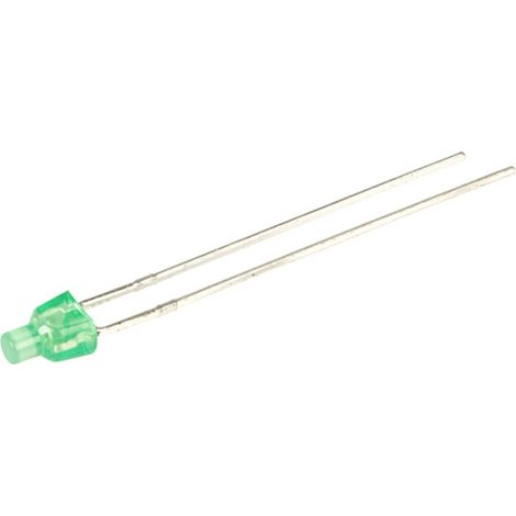Kingbright LED vert plat 2 mm 8 mcd 70 ° 25 mA 2.2 V