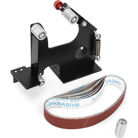 Sanding belt adapter set, change electric angle grinder to belt sander (1/5)