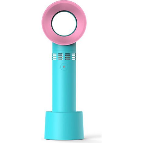 ventilador sin aspas, 3 velocidades, batería de 2000 mAh, USB, portátil, para oficina, viajes, camping, dormitorio. (1/5)