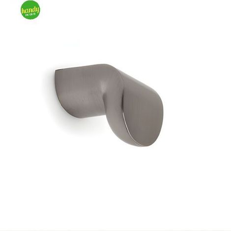 Maniglia per mobili  Stile contemporaneo  Realizzato in zama  Finitura cromo opaco mm Dimensioni 212224 mm  Sistema di fissaggio avvitato  Include viti M4  1 unità (1/2)