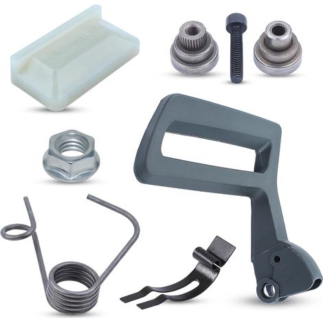 Kit di riparazione per copertura frizione, maniglia freno e catena motosega LinDuxe – compatibile Husqvarna 257, 262XP, 261, 262, 254, 154, include boccola perno, manicotto, molla ritorno, guida a mol