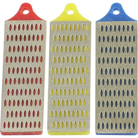 Jeu de 3 pierres diamant à affuter - grain 150, 260 et 360 - multirex
