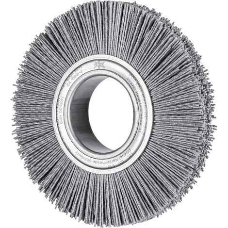 PFERD TOOLS Rundbürste breit ungezopft RBU Ø 150x25xvari. Bohr. SiC-Filament-Ø 1,10mm Korn 120 Schleifbock (1/5)