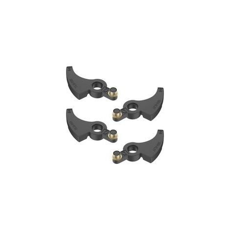 Accessoire pour bassin et fontaine de jardin Lot de 4 tuyaux flexibles en PVC renforcé, diamètre 16 mm, résistant UV
