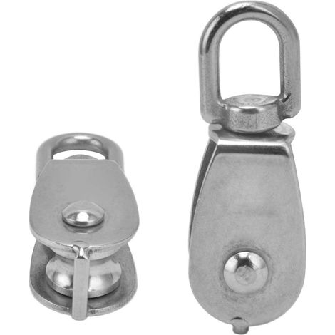 Rolle aus Edelstahl 304, robust, langlebig, praktisch, sicher, Drahtseil-Heberolle M50 (1/5)