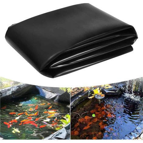 Bache Bassin, Bâche Bassin Extérieur 0.5mm Epaisseur, Liner Bassin Jardin pour Bassins D'agrément, Bassin a Poisson(1,2x2,1m) (1/5)