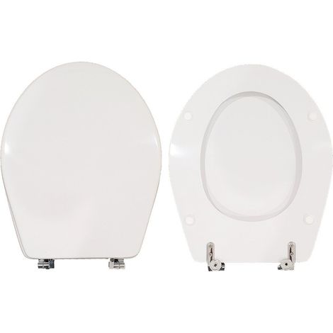 Copriwater Quarzo Dolomite legno rivestito in resina poliestere bianco (1/4)